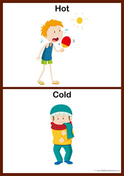 Opposites Posters 1, opposites for kids