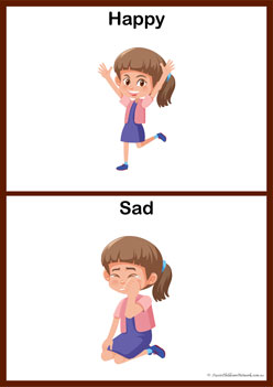 Opposites Posters 10, opposites for preschool