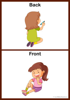 Opposites Posters 2, opposites for kindergarten