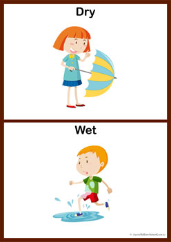 Opposites Posters 5, teaching opposites