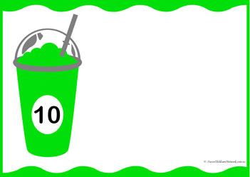 Donut Count Match 10, numbers activities for preschool
