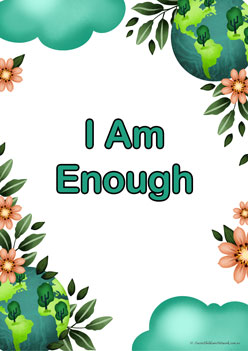 Positive Affirmations Green Posters 4, Positive Affirmations in the classroom