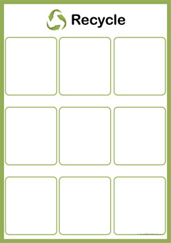 Recycling Sorting Mats 3, earth day