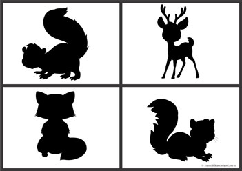Animal Shadow Matching 10, shadow matching