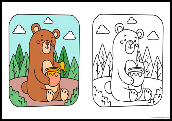 Matching Colours Colouring Pages 1, colouring pages for kids
