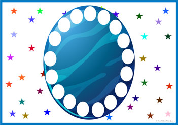 Space Pom Pom Mats 7, pom pom activities for kids
