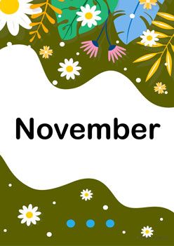 Monthly Title Pages 11, November Display Page