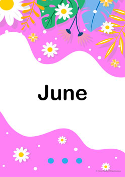 Monthly Title Pages 6, June Display Page