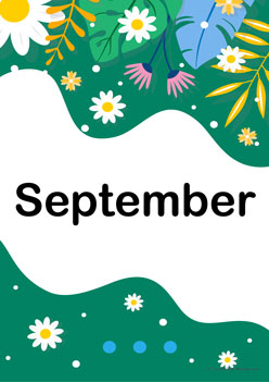 Monthly Title Pages 9, September Display Page