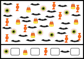 Halloween I Spy 5, halloween counting activities
