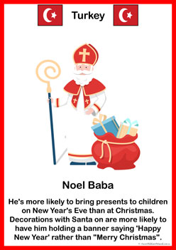 Santa Around The World Posters Saintnicholas 1