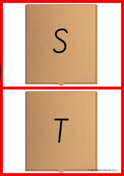 Pizza Alphabet Matching 10