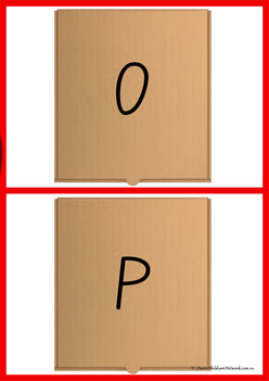 Pizza Alphabet Matching 8