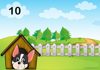 Dog Bone Number Matching 10
