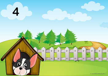 Dog Bone Number Matching 4