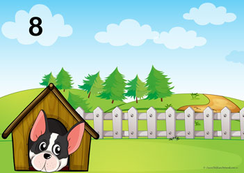 Dog Bone Number Matching 8