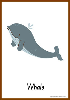 Animals Alphabet Poster W