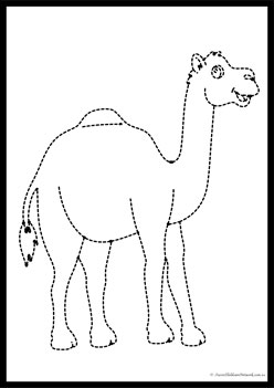 Wild Animals Tracing Worksheet 6