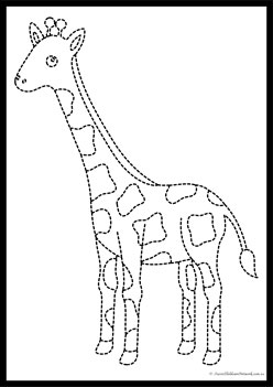 Wild Animals Tracing Worksheet 9