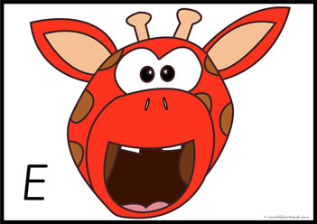 Animal Letter Recognition Activity E