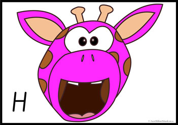 Animal Letter Recognition Activity H