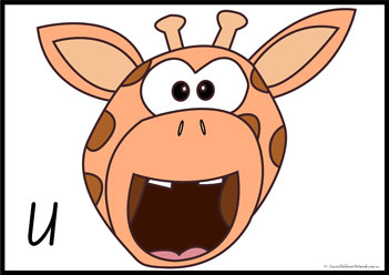 Animal Letter Recognition Activity U