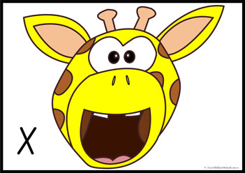 Animal Letter Recognition Activity X