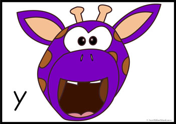 Animal Letter Recognition Activity Y