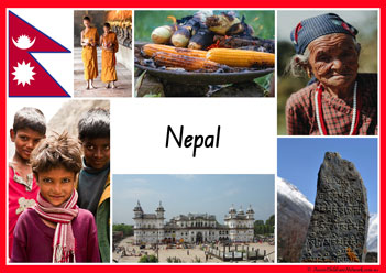 Country Posters Nepal