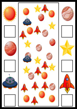 I Spy Counting Mats 10