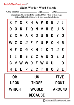 second grade high frequency word list
