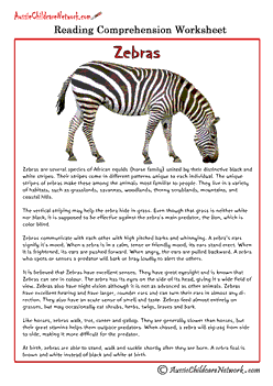 reading comprehension practice
