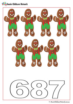 Gingerbread Number WOrksheets