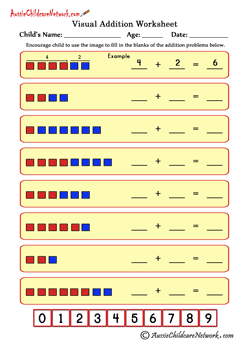 visual addition